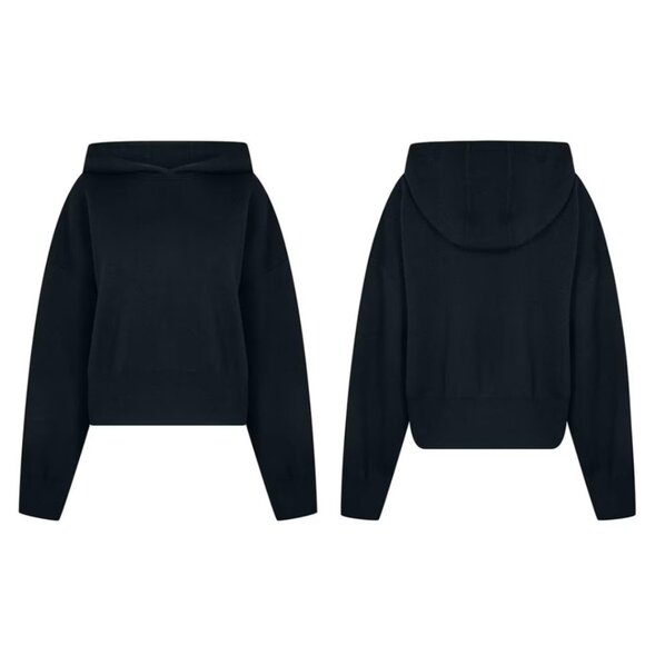 MWT Canada Goose Holton Hoody Sweatshirt In Black Sz Large Wool Blend - Picture 2 of 8